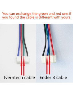 Cables de Motor Paso a Paso Iverntech 1.5M 4 a 6 Pines - 6pcs 2