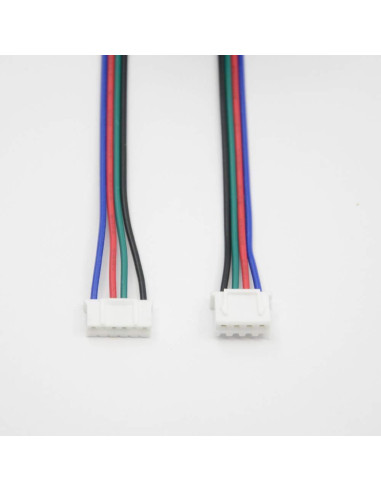Cables de Motor Paso a Paso Iverntech 1.5M 4 a 6 Pines - 6pcs