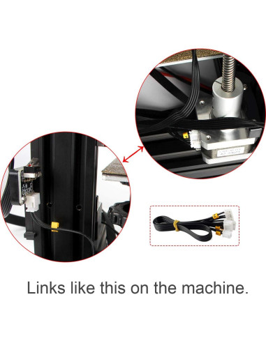 Cables de motor paso a paso FYSETC para Ender 3 - 3 piezas