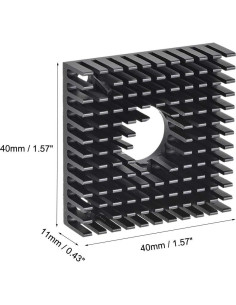 Disipador de Calor Uxcell 40x40x11mm para Motor Paso a Paso - 4 Pcs 2