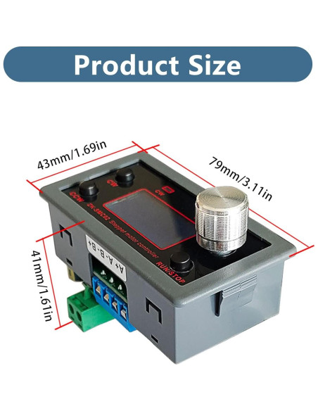 Controlador y Driver de Motor Paso a Paso ZK-SMC02 4A DC 5-30V
