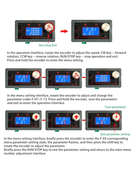 Controlador y Driver de Motor Paso a Paso ZK-SMC02 4A DC 5-30V