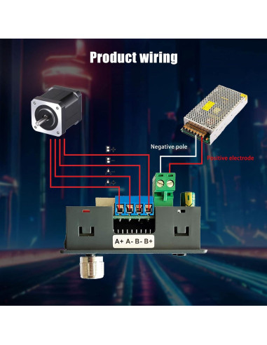 Controlador y Driver de Motor Paso a Paso ZK-SMC02 4A DC 5-30V