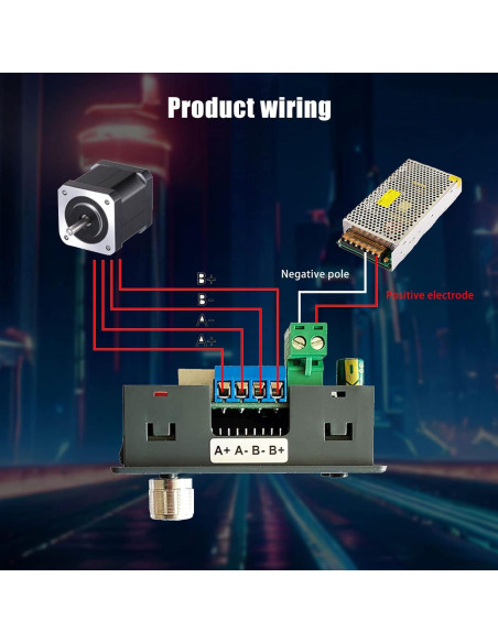 Controlador y Driver de Motor Paso a Paso ZK-SMC02 4A DC 5-30V