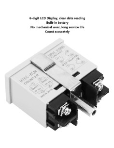 Contador Electrónico Digital Hilitand H7EC BLM LCD 6 Dígitos 2