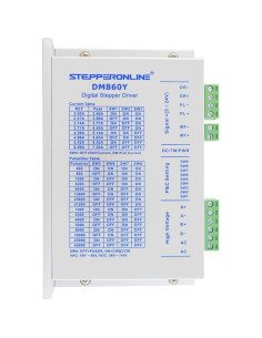 Kit CNC Motor Paso Nema 34 4.8Nm 6.0A y Controlador DM860Y 2