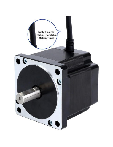 Kit CNC Motor Paso Nema 34 4.8Nm 6.0A y Controlador DM860Y