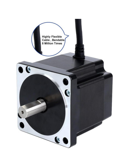 Kit CNC Motor Paso Nema 34 4.8Nm 6.0A y Controlador DM860Y