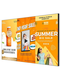 Pantalla LCD 43" Canlarriz 4K UHD 500nits Montaje Pared