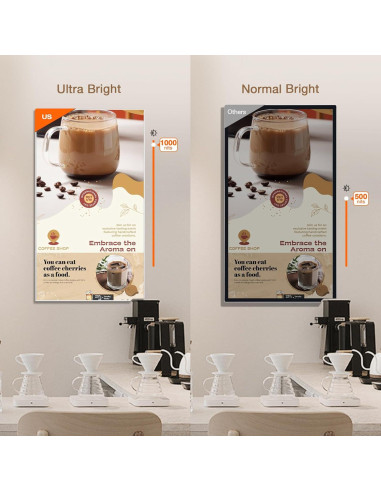 Pantalla LCD 43" Canlarriz 4K UHD 500nits Montaje Pared