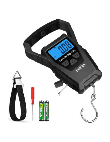 Balanza Digital Impermeable HEETA 50kg con Pantalla LCD