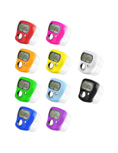 Contador Electrónico de Dedos KTRIO 10 Colores Clicker Digital