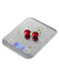 Balanza de Cocina Digital TXY 10kg Acero Inoxidable LCD