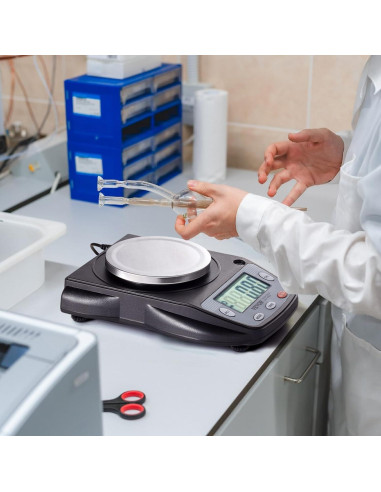 Balanza Analítica VEVOR 600g x 0.01g Pantalla LCD