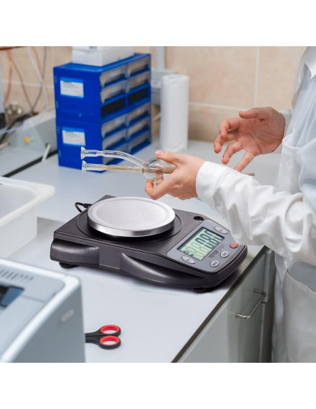 Balanza Analítica VEVOR 600g x 0.01g Pantalla LCD
