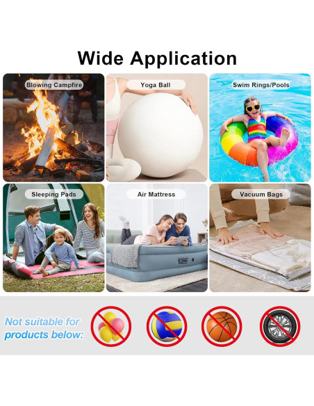 Bomba de aire recargable AGPTEK 4000mAh inflador portátil