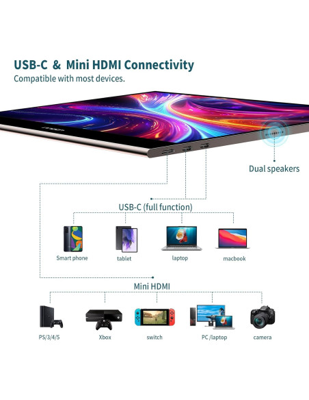 Monitor Portátil INNOCN 15.6" OLED Táctil 4K USB-C