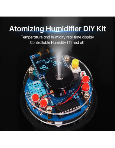 Kit de Soldadura Humidificador DIY TKXEC con Pantalla OLED
