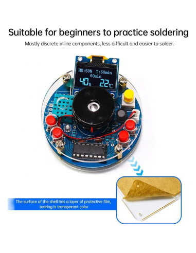 Kit de Soldadura Humidificador DIY TKXEC con Pantalla OLED