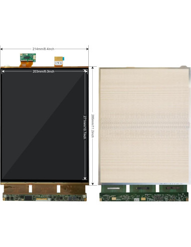 Pantalla Flexible OLED 13.3" Wisecoco 2K Táctil Capacitiva