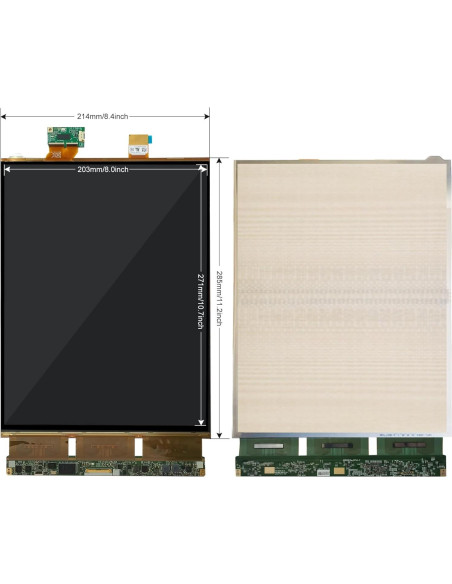 Pantalla Flexible OLED 13.3" Wisecoco 2K Táctil Capacitiva