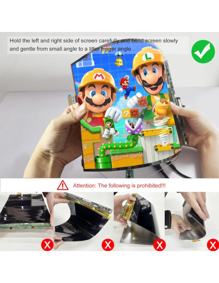 Pantalla Flexible OLED 13.3" Wisecoco 2K Táctil Capacitiva