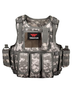 Chaleco Táctico Ajustable YAKEDA Nylon Acu 40 para Adulto