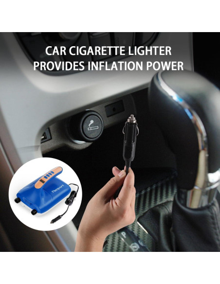 FBSPORT Bomba Eléctrica 20PSI para Paddleboard y Colchonetas