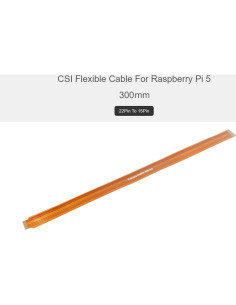 Cable flexible CSI FPC Waveshare para Raspberry Pi 5 300mm 2
