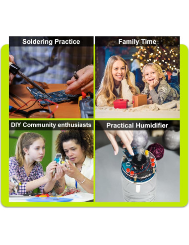 Kit de Soldadura Humidificador USB IS con Pantalla OLED y Temporizador