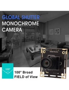 Cámara USB IFWATER 720P Obturador Global 60fps Lente 100 2