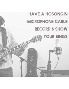 Cable XLR a USB HOSONGIN 2 Metros con DAC para Micrófonos 2