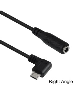 Adaptador de Audio Micro USB a 3.5mm LUORNG 15cm 2