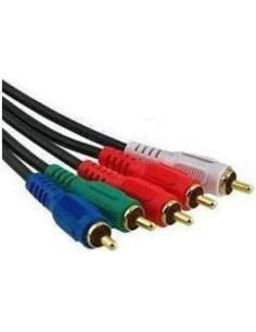 Cable de Video por Componentes 1.83 m Cable Builders RCA RGB 2