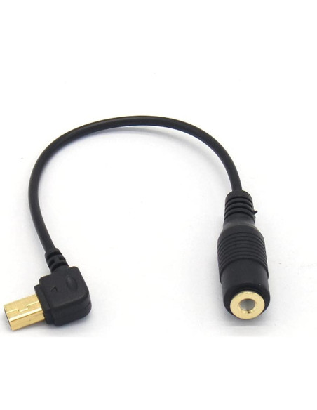 Cable Adaptador de Micrófono GuangMaoBo Mini USB a 3.5mm para GoPro HERO3/3+/4 Cable Adaptador de Micrófono GuangMaoBo Mini USB a 3.5mm para GoPro HERO3/3+/4