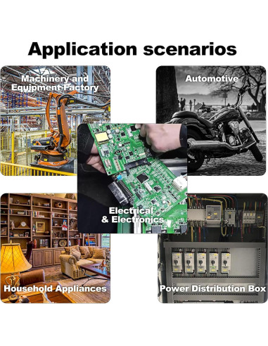 150 Conectores de Terminal de Batería Cobre + Tubos Termocontraíbles