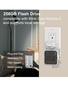 Unidad Flash USB 256GB Dukoyb + Soporte Pared Blink 2