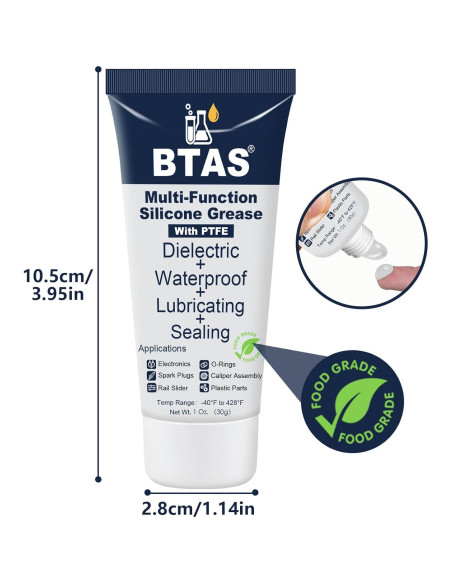 Grasa Dielectrica BTAS 28.35 g para Conectores Eléctricos