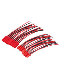 Conectores JST 2 Pines RGBZONE 20 Pares 100mm para LED