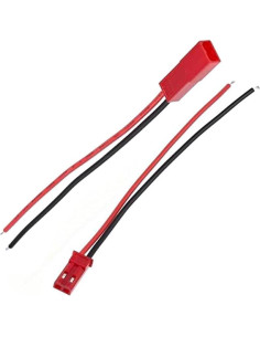 Conectores JST 2 Pines RGBZONE 20 Pares 100mm para LED 2