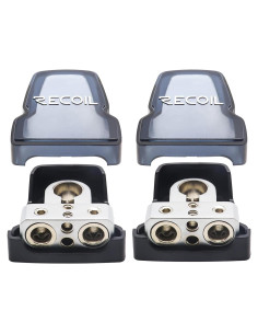 Terminales de Batería Recoil PBT-D08 2 Paquete Latón 0/2/4 y 8 AWG