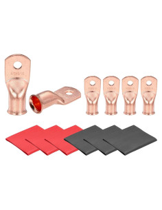 Terminales de Cable de Batería MECCANIXITY 4/0 AWG 6 Pcs