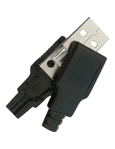 Adaptador USB Tipo A Macho 4 Pines BlingKingdom - 5 Piezas