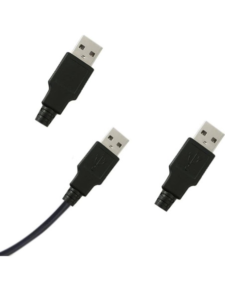 Adaptador USB Tipo A Macho 4 Pines BlingKingdom - 5 Piezas