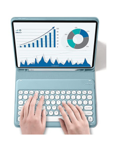 Funda Teclado Rosa para Kindle Fire HD 10 Plus 10.1" 2