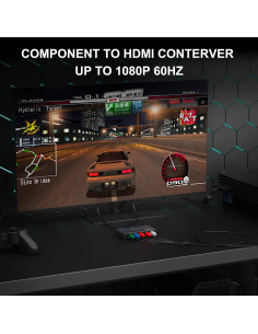 Convertidor de Componente a HDMI Portta PETRH 1080p 60Hz 2