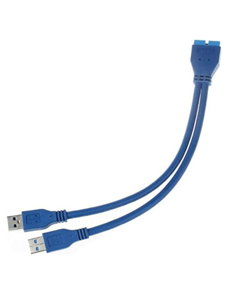 Adaptador USB 3.0 A macho a 20 pines Uiita - Conexión fácil