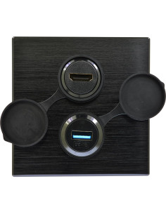 Adaptador USB 3.0 Macho a Hembra YiKaiEn, Impermeable y Duradero 2