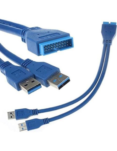 Adaptador USB 3.0 A macho a 20 pines Uiita - Conexión fácil