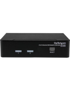 Interruptor KVM StarTech 2 Puertos DisplayPort 2560x1600 2